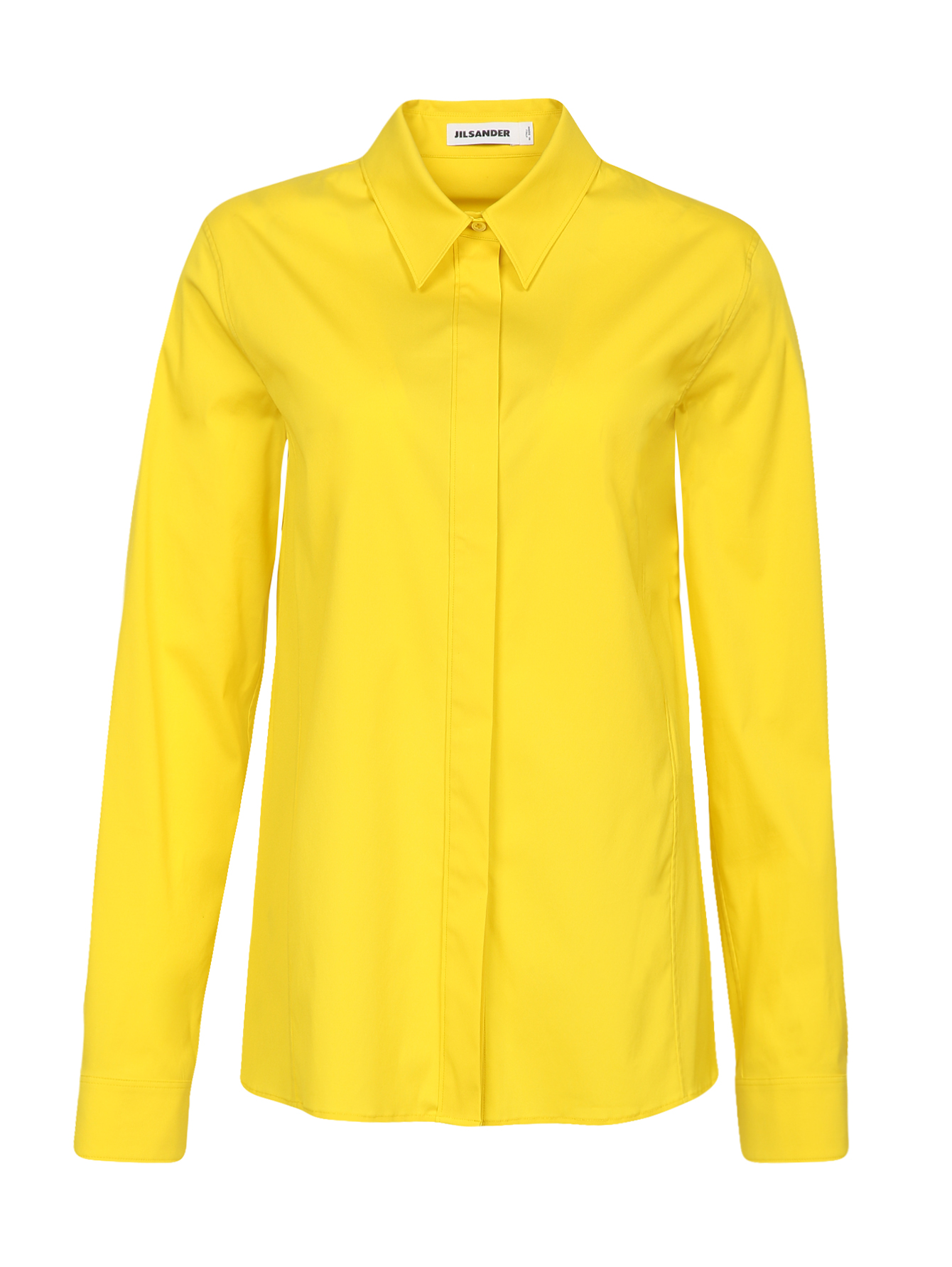 Jil Sander желтая рубашка